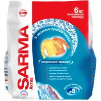 Washing powder Sarma Aktiv Mountain freshness 6 kg (4820026412771)