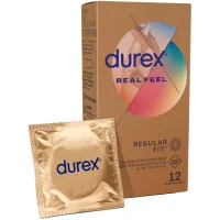 Презервативи Durex Real Feel з синтетичного латексу (безлатексні) 12 шт. (5052197026719)