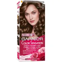 Hair dye Garnier Color Sensation 5.0 Radiant light brown 110 ml (3600541135833)