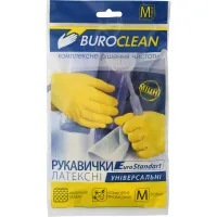 Household gloves Buroclean size M 1 pair (4823078930736)