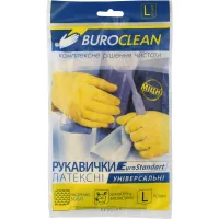Household gloves Buroclean size L 1 pair (4823078930743)