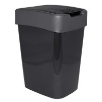 Garbage container Aleana Euro granite/gray 25 l (4823052321574)