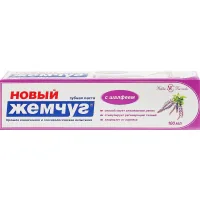 Зубна паста Новый Жемчуг з шавлією 100 мл (4600697174198)