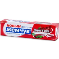 Зубна паста Новый Жемчуг Гранат і м'ята + вибілювання 100 мл (4600697171364)