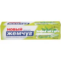 Зубна паста Новый Жемчуг Зелений чай та м'ята + вибілювання 100 мл (4600697171340)