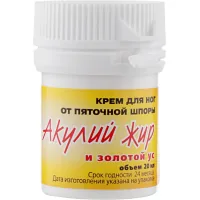 Крем для ніг Лучикс Акулячий жир і золотий вус 20 мл (4607010245238)