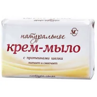 Solid soap Nevskaya cosmetics Natural with silk proteins 90 g (4600697102016)