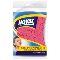 Novax massage sponge for bathing 1 pc. (4823058333687)