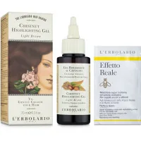 Hair dye L'Erbolario Gel Al Castagno Light chestnut 70 ml (8022328102480)