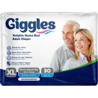 Diapers for adults Giggles Extra Large 120-160 cm 30 pcs (8680131202317)