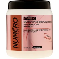 Hair mask Brelil Numero for shine with precious oils 1 l (8011935071784)