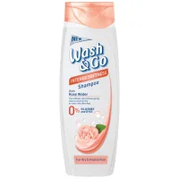 Wash&Go shampoo with rose water for dry and damaged hair 200 ml (8008970051116)