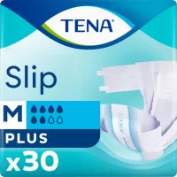 Diapers for adults Tena Slip Plus Medium 30 pcs (7322541118871_7322541117980)