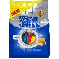 Пральний порошок Wash&Free Universal зі стружкою господарського мила 2.6 кг (4260637723680)