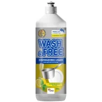 Hand dishwashing detergent Wash&Free Juicy lemon and mint 500 g (4823128001362)