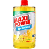 Засіб для ручного миття посуду Maxi Power Лимон запаска 1000 мл (4823098408444)