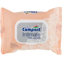 Серветки для інтимної гігієни Ultra Compact Intimate з клапаном 25 шт. (8697420534585)