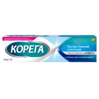 Крем для фіксації зубних протезів Corega Екстра сильний 40 г (4820127150145)