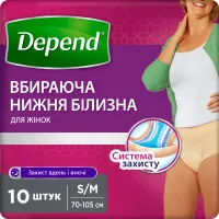 Diapers for adults Depend Panties for women S/M (5029053565309)