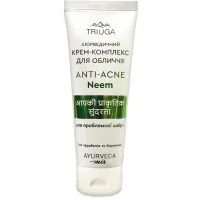 Крем для обличчя Triuga Ayurveda Mix Anti-Acne Neem Аюрведичний для проблемної шкіри 75 мл (4820164641590)