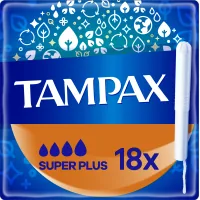 Tampons Tampax Super Plus with applicator 18 pcs. (8006540716670)