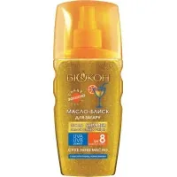 Biokon Gold Shimmer Suntanning oil SPF8 160 ml (4820160038578)