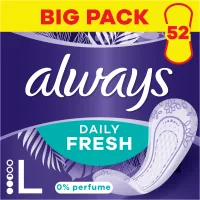 Daily pads Always Daily Fresh Long Odorless 52 pcs. (8700216461962)