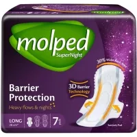 Sanitary pads Molped SuperNight Long 28 cm 7 pcs. (8690536806805)