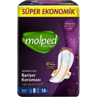 Sanitary pads Molped SuperNight Long 28 cm 18 pcs. (8690536829163)