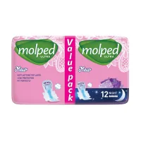 Hygienic pads Molped Ultra Night 6 drops 12 pcs. (8690536825202)