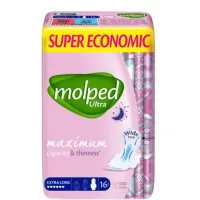 Hygienic pads Molped Ultra Night 6 drops 16 pcs. (8690536829118)