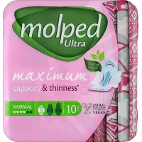 Hygienic pads Molped Ultra Normal Deo Floral 4 drops 10 pcs. (8690536838547)
