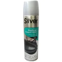 Shoe paint Silver For smooth leather Black 250 ml (8690757002734)