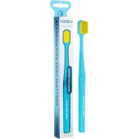 Зубна щітка Nordics Silk 12000 Blue/Yellow Синя із жовтими щетинками (3800500324173)