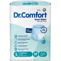 Diapers for adults Dr.Comfort Large 100-150 cm 10 pcs (8680131205646)