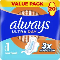 Sanitary pads Always Ultra Day Normal (Size 1) 20 pcs. (8700216171311)