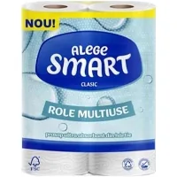 Паперові рушники Smart Tissue Classic 2 шари 50 відривів 11 м 2 рулони (5944582100282)