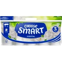 Туалетний папір Smart Tissue Essential 3 шари 10 рулонів (5944582100107)