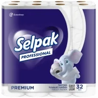 Туалетний папір Selpak Professional Premium 3 шари 32 рулони (8690530071094)