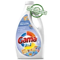 Гель для прання Gama Marseille З ароматом марсельського мила 1.98 л (8435495845188)