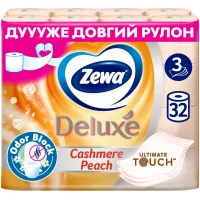 Туалетний папір Zewa Deluxe Персик 3 шари 32 рулони (7322542544631)