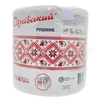 Паперові рушники Обухівський 2 шари 350 відривів 1 рулон (4820003837481)