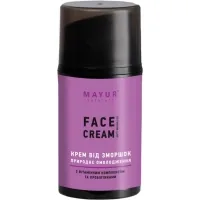 Face cream Mayur From wrinkles Natural rejuvenation With vitamin complex and probiotics 50 ml (4820230954449)