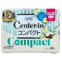 Sanitary pads Unicharm Center-In Compact 1/2 Day Use With soap aroma 16 pcs (4903111313884)