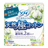 Daily pads Unicharm Sofy Hadaomoi Breathable 54 pcs (4903111315925)