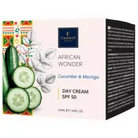 Face cream Famirel African Wonder With cucumber and moringa SPF50 50 ml (7290114087070)
