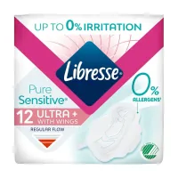 Sanitary pads Libresse Pure Sensitive Ultra Normal 12 pcs. (7322541161747)
