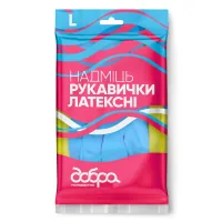 Housekeeping gloves Good Housewife Latex Gloves Size L (4820086523783)