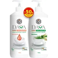 Manual dishwashing detergent Dava Das Balance With glycerin 1 kg + Original 1 kg (9200000986231)