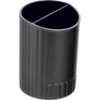 Buromax pen stand round with two compartments black (BM.6350-01)
